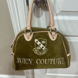 SOLD - Y2K Juicy Couture Green Bowler Bag - Excellent condition